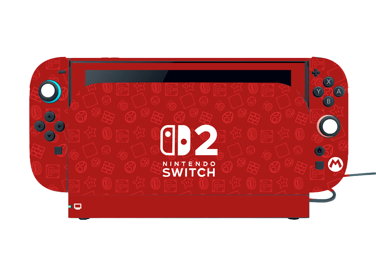 Super Mario Skin Nintendo Switch 2 (2025)
