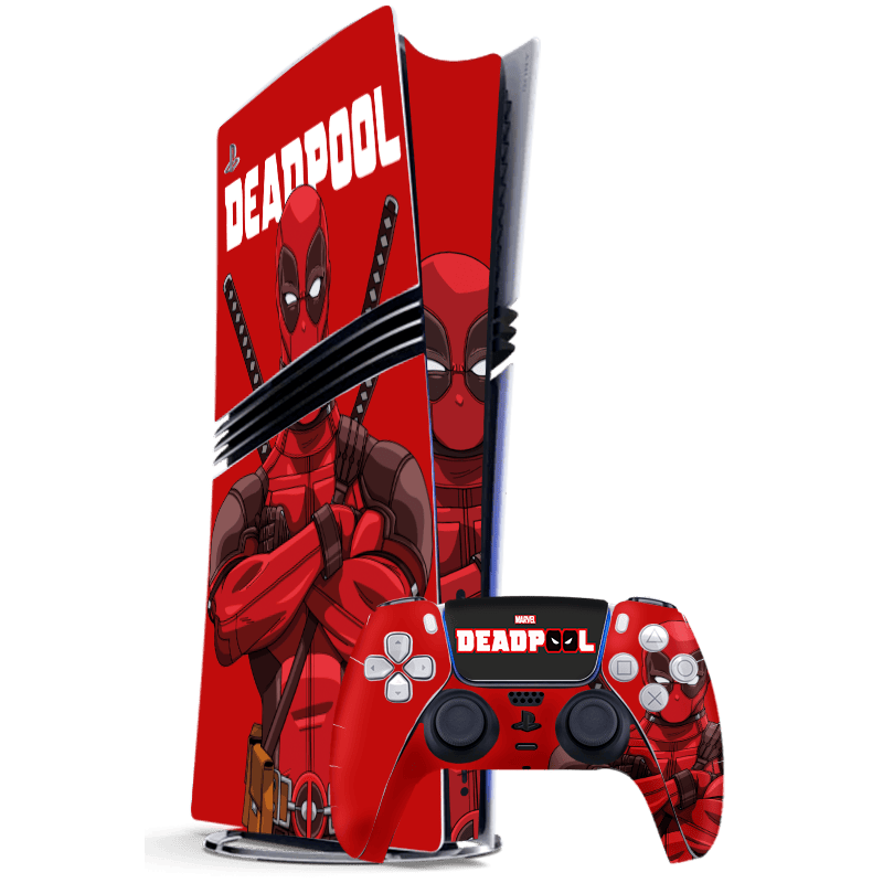 Deadpool PS5 Pro Bundle Skin