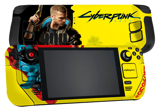 Cyberpunk Steam Deck Handheld Gaming Computer Skin