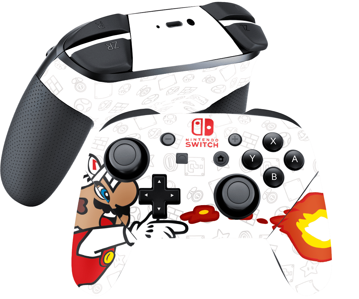 Super Mario Nintendo Switch Pro Control Skin