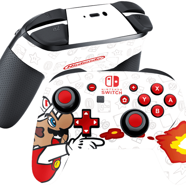 Pokemon Mario Bros Skin Nintendo Switch Pro Controller Xonebrand