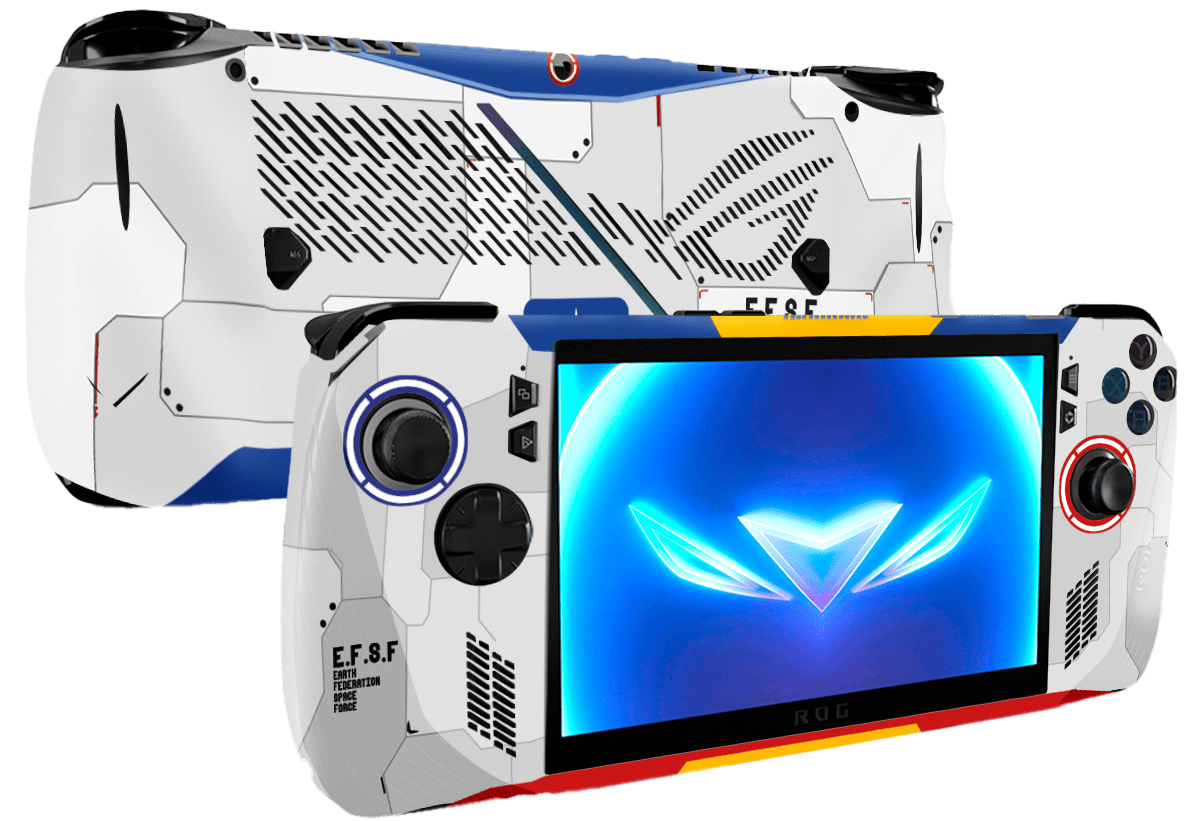 Gundam Asus Rog Ally X Handheld Gaming Computer Skin