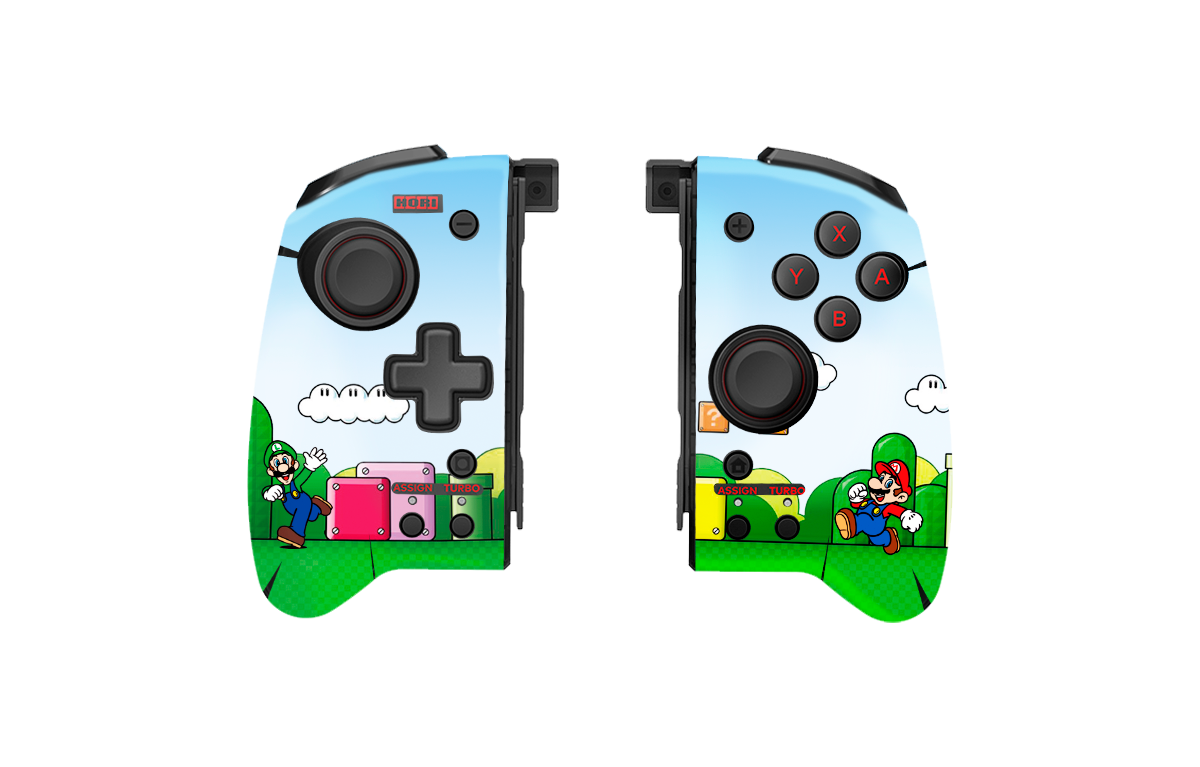 Super Mario Bros Nintendo Switch Hori Control Skin