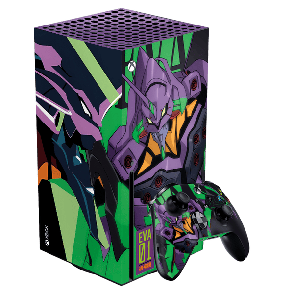 Evangelion EVA-01 Xbox Series X Skin Xonebrand