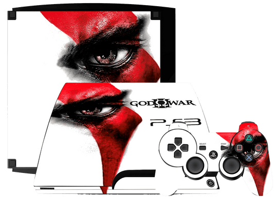 God of War Skin Playstation 3 Slim