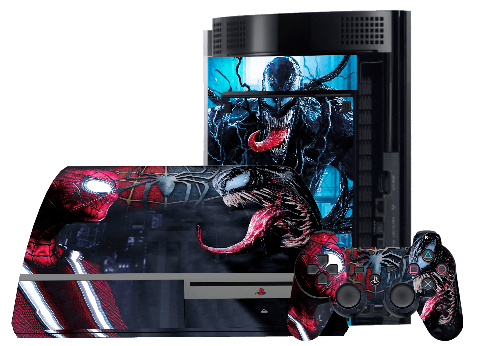 Spiderman vs Venom Skin Playstation 3 Fat