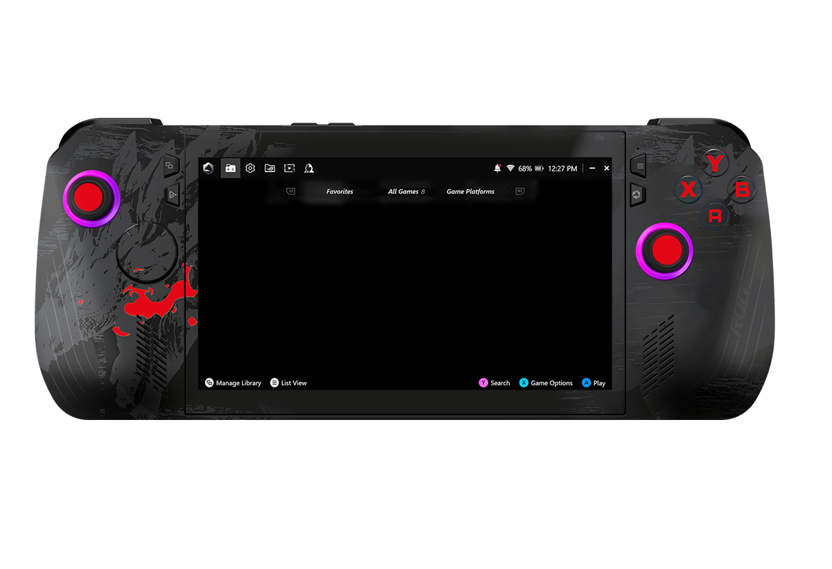 Monster Hunter Asus Rog Ally X Handheld Gaming Computer Skin