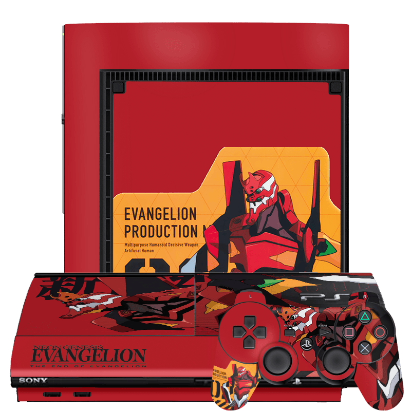 Evangelion eva 02 Skin Playstation 3 Super Slim