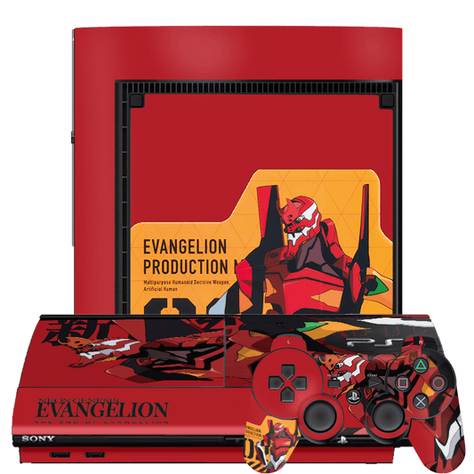 Evangelion eva 02 Skin Playstation 3 Super Slim