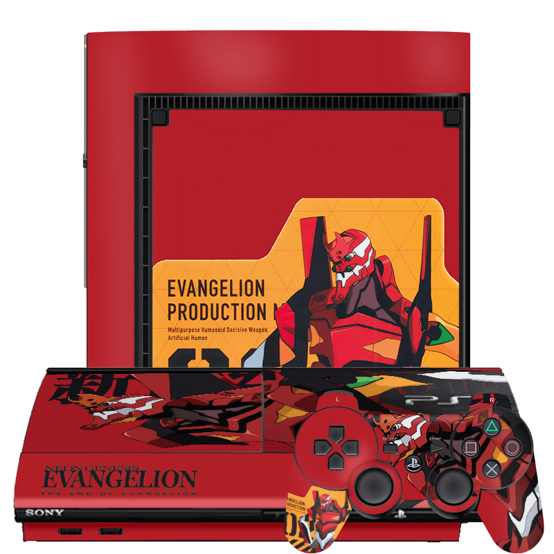 Evangelion Eva-02 PS3 Super Slim Skin