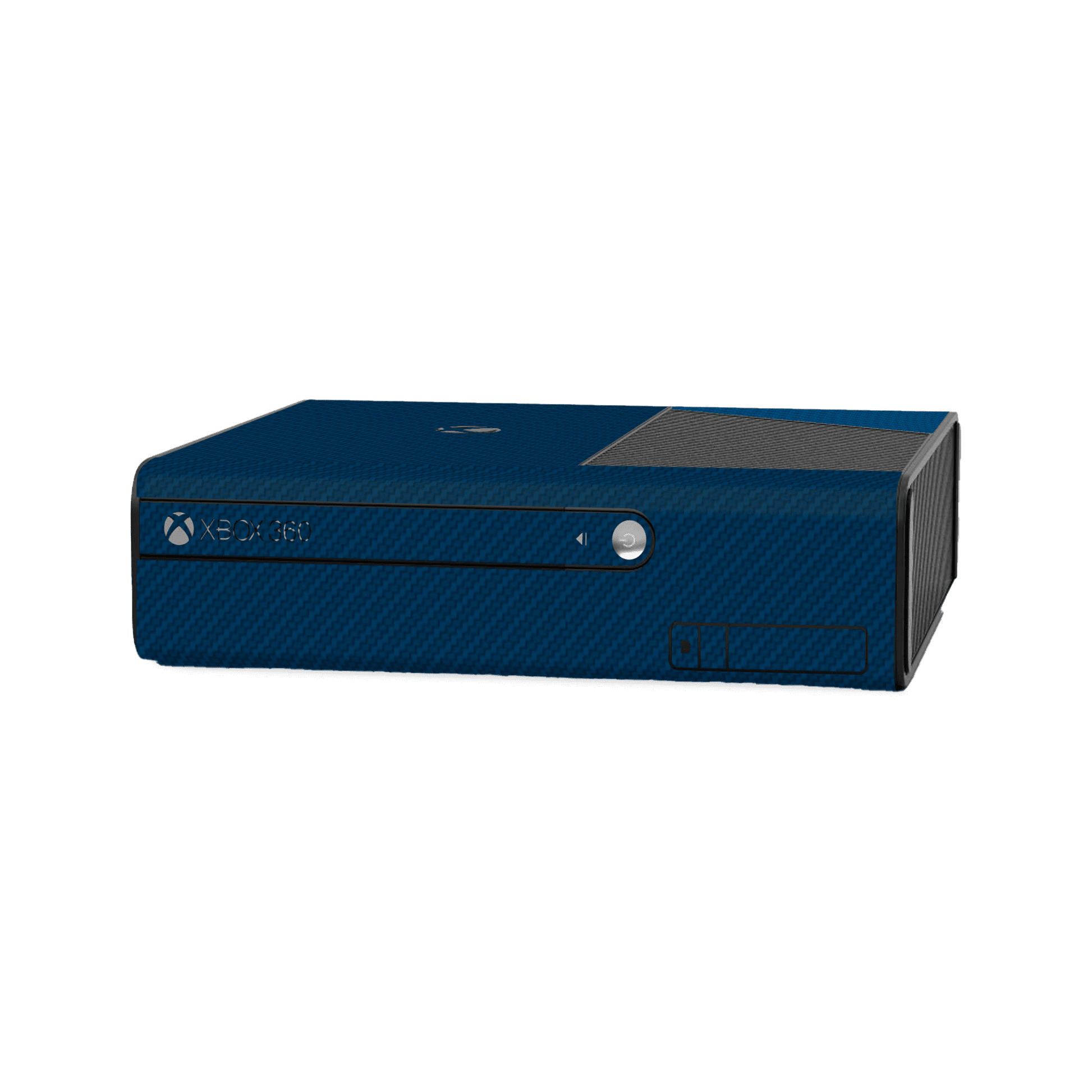 Blue Carbon Fiber Skin Xbox 360 E
