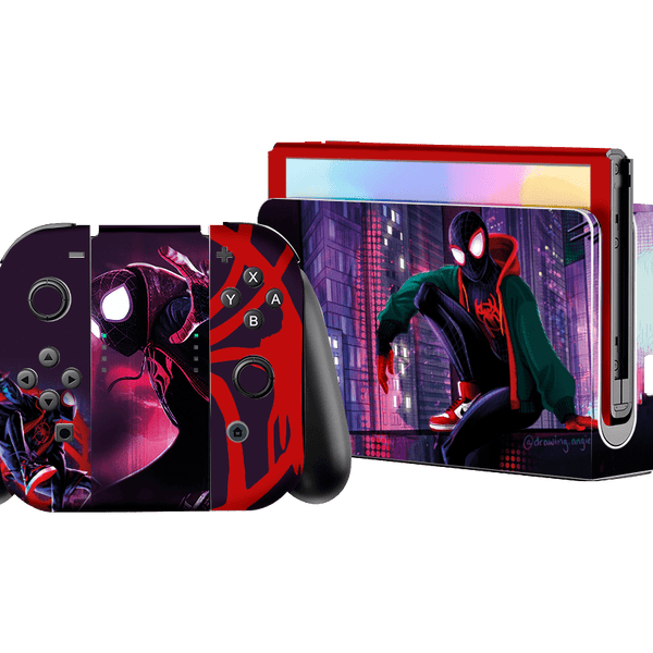 Spiderman Miles Skin Nintendo Switch OLED (2021)