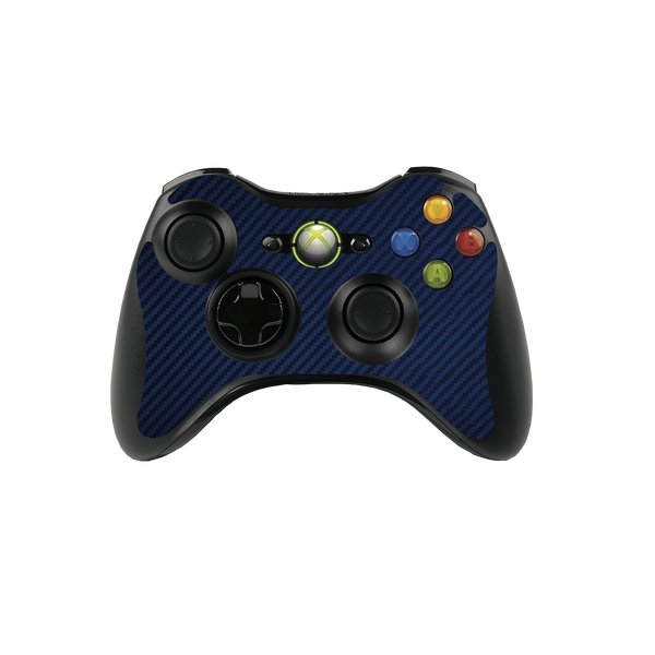 Blue Carbon Fiber Skin Xbox 360 E