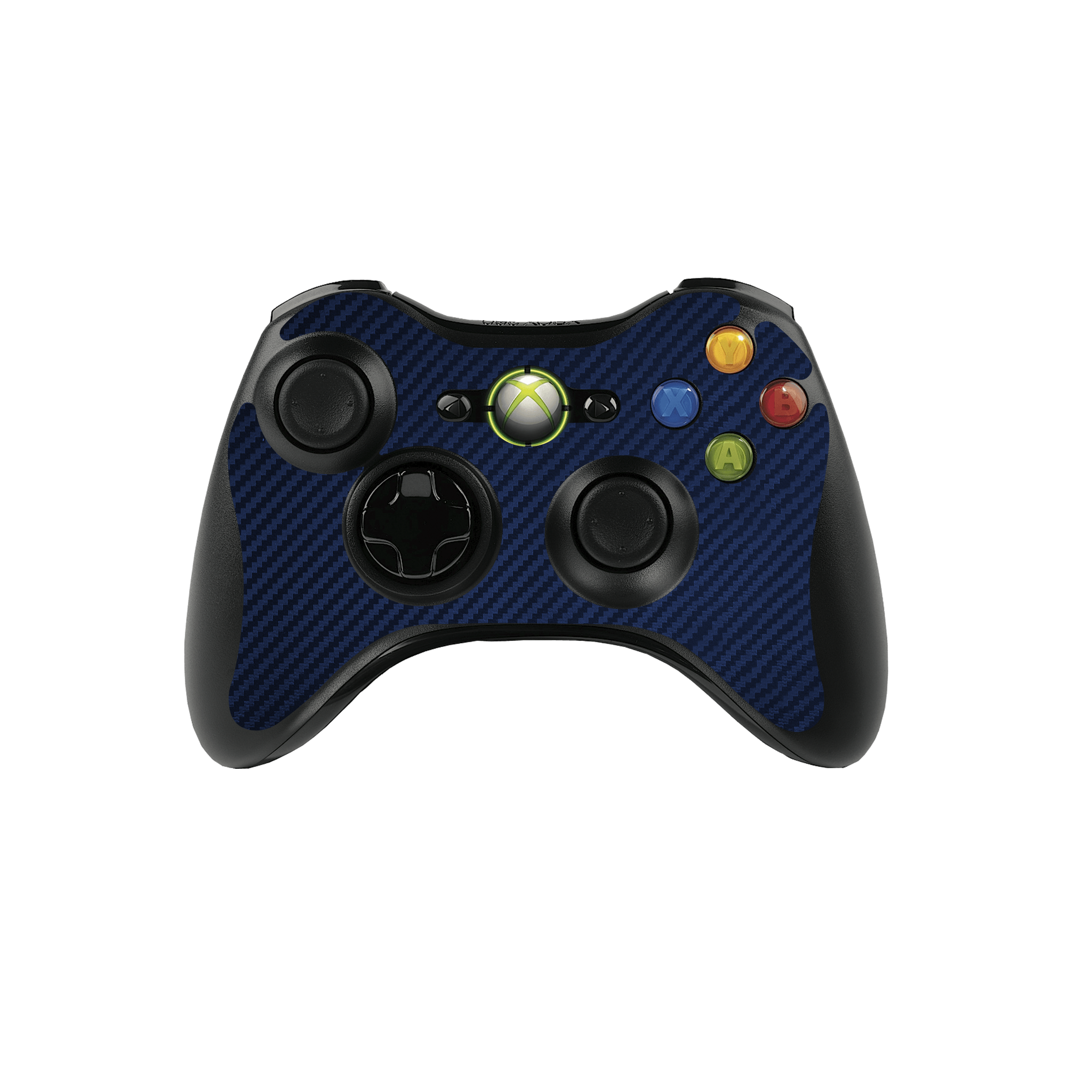 Fibra Carbono Azul Skin Xbox 360 E Xonebrand