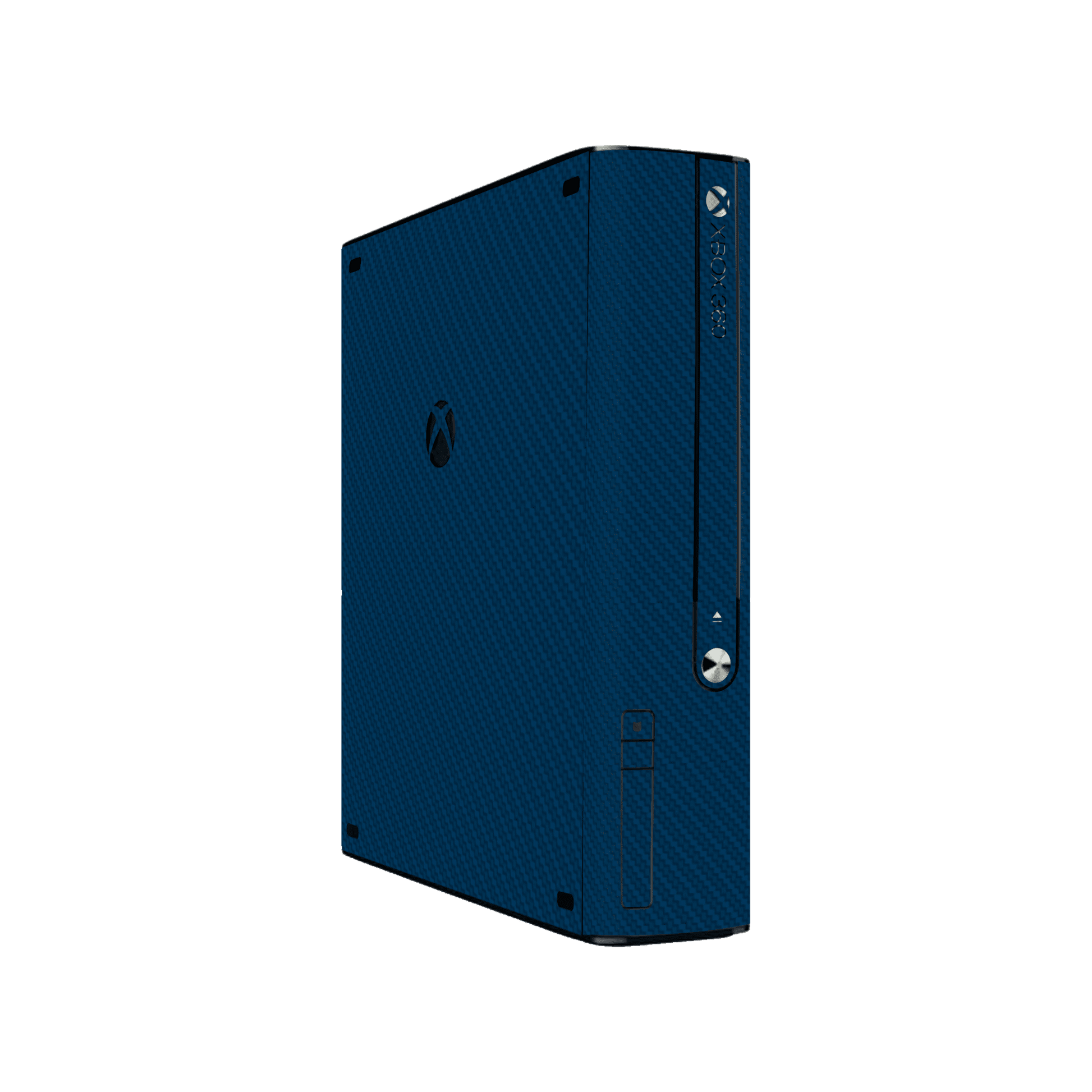 Blue Carbon Fiber Skin Xbox 360 E