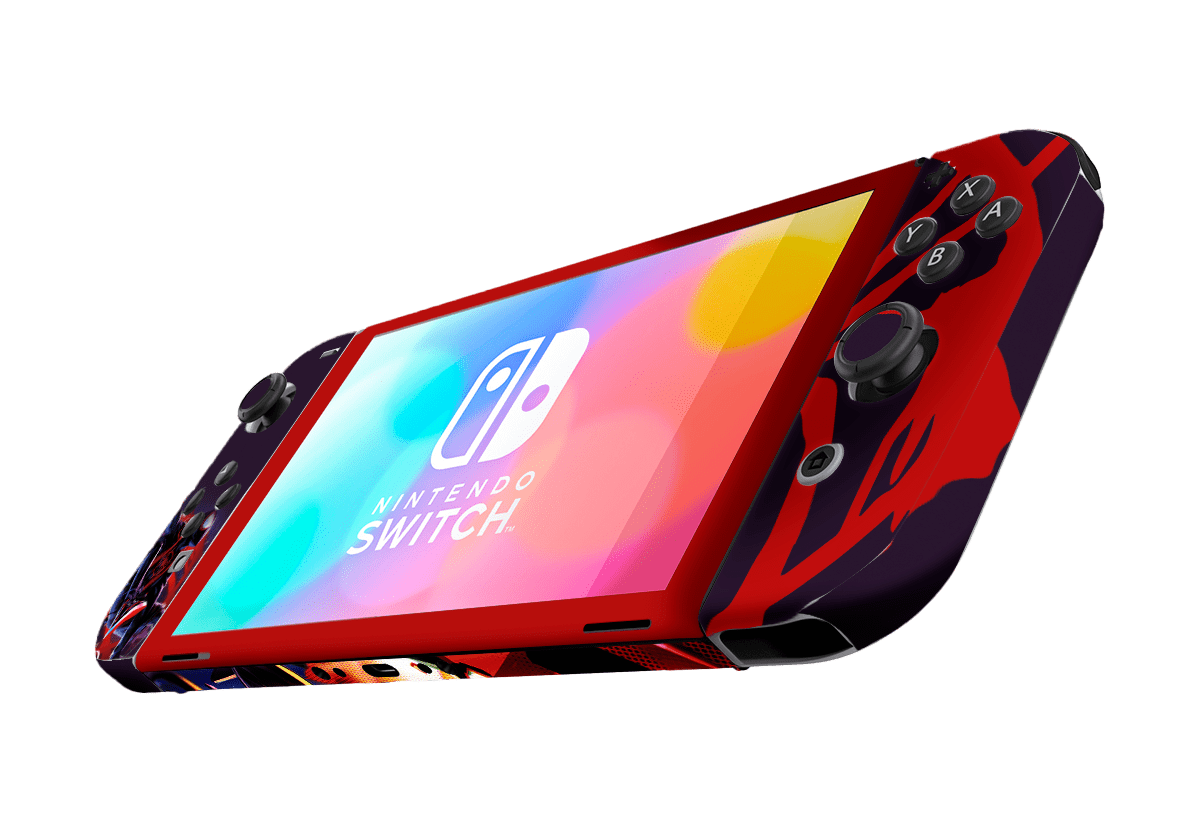 Spiderman Miles Skin Nintendo Switch OLED (2021) Xonebrand