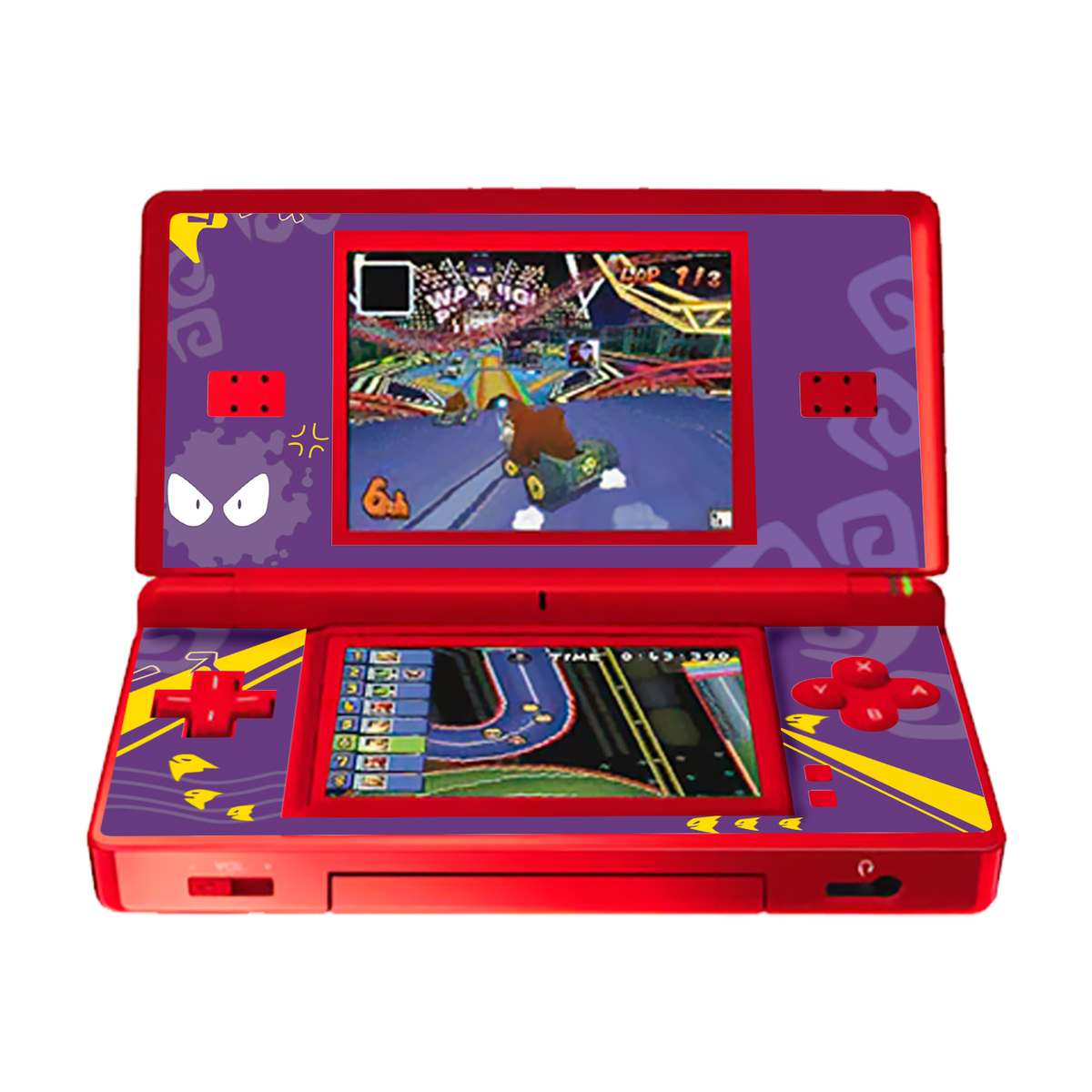 Pokemon Gastly Skin Nintendo DS Lite Xonebrand