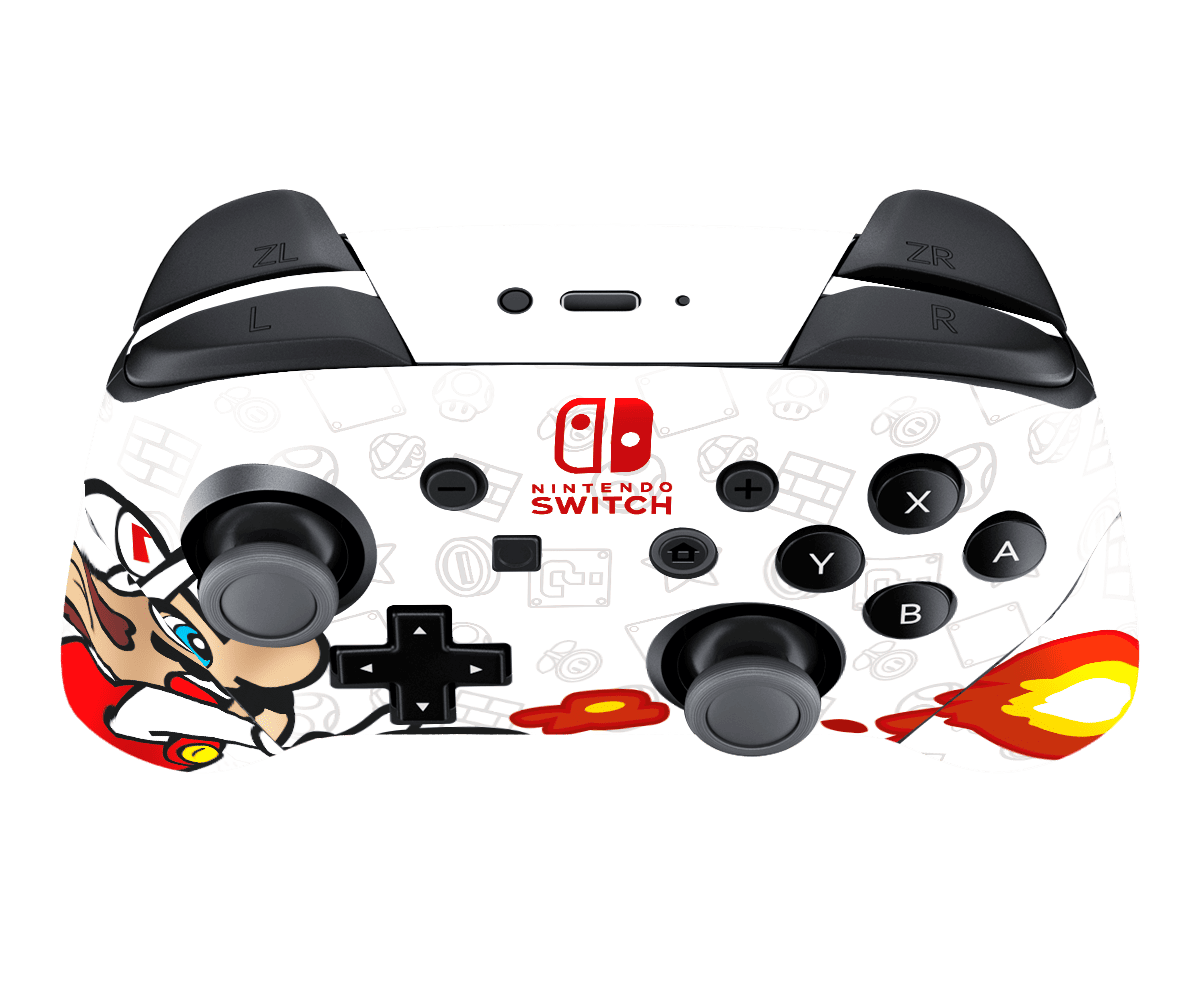 Super Mario Nintendo Switch Pro Control Skin