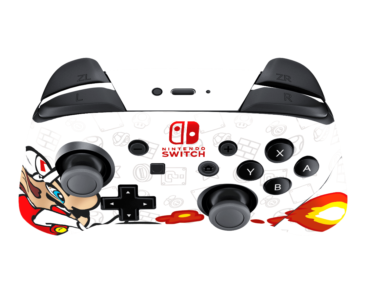 Pokemon Mario Bros Skin Nintendo Switch Pro Controller