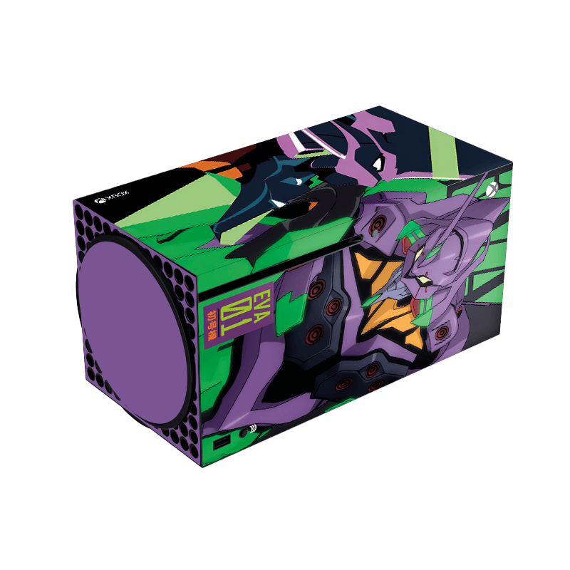 Evangelion EVA-01 Xbox Series X Skin Xonebrand