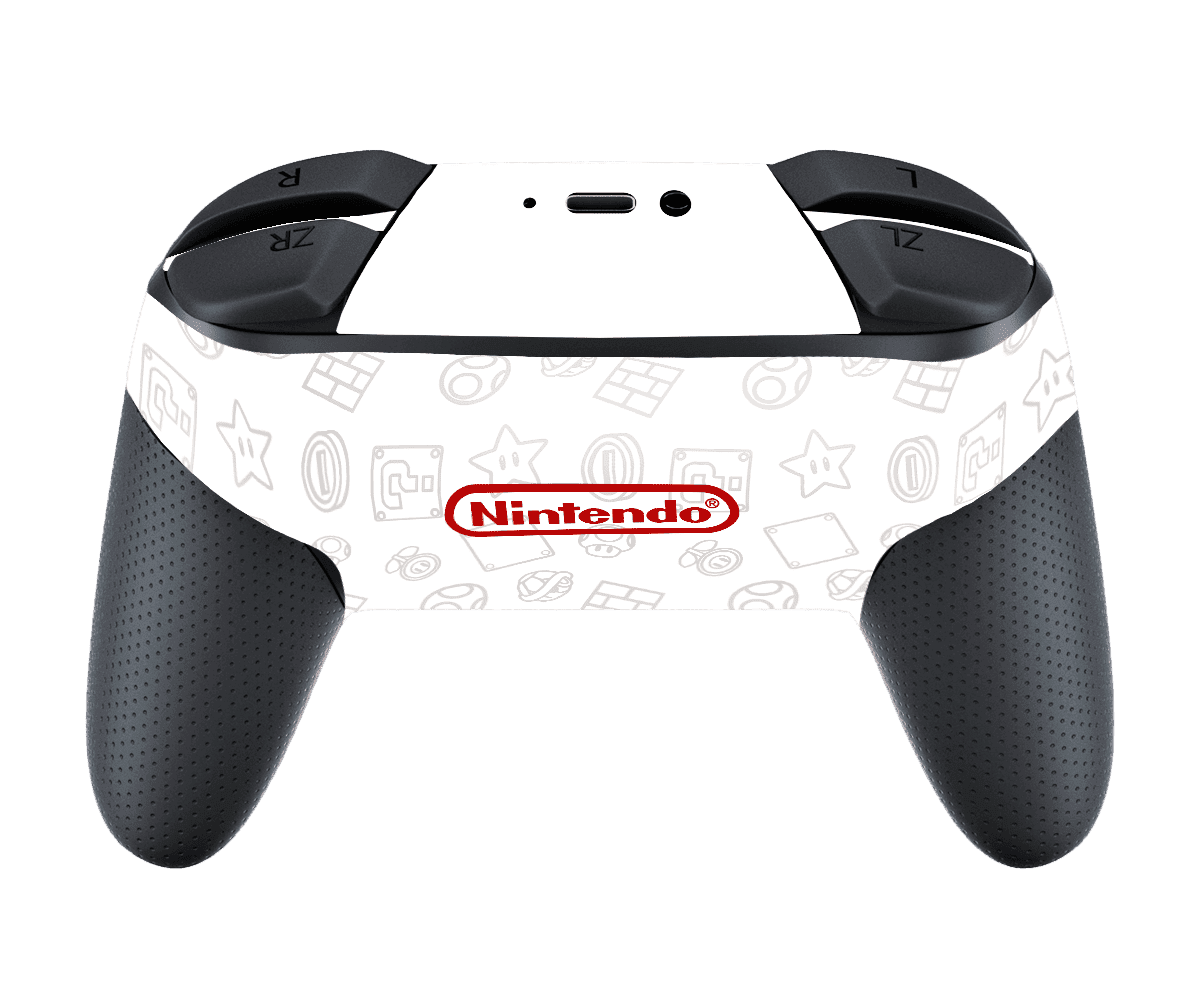 Pokemon Mario Bros Skin Nintendo Switch Pro Controller Xonebrand