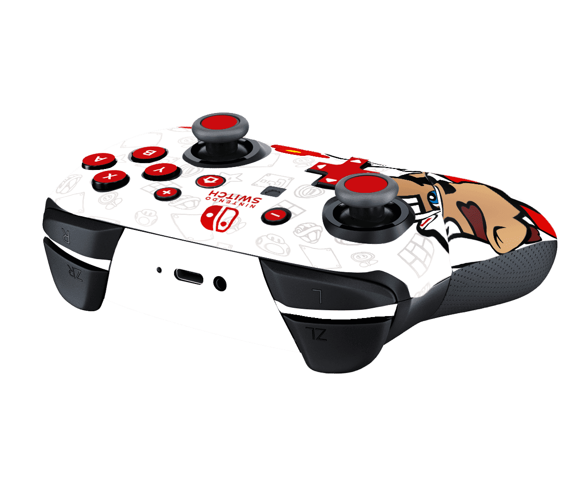 Pokemon Mario Bros Skin Nintendo Switch Pro Controller Xonebrand
