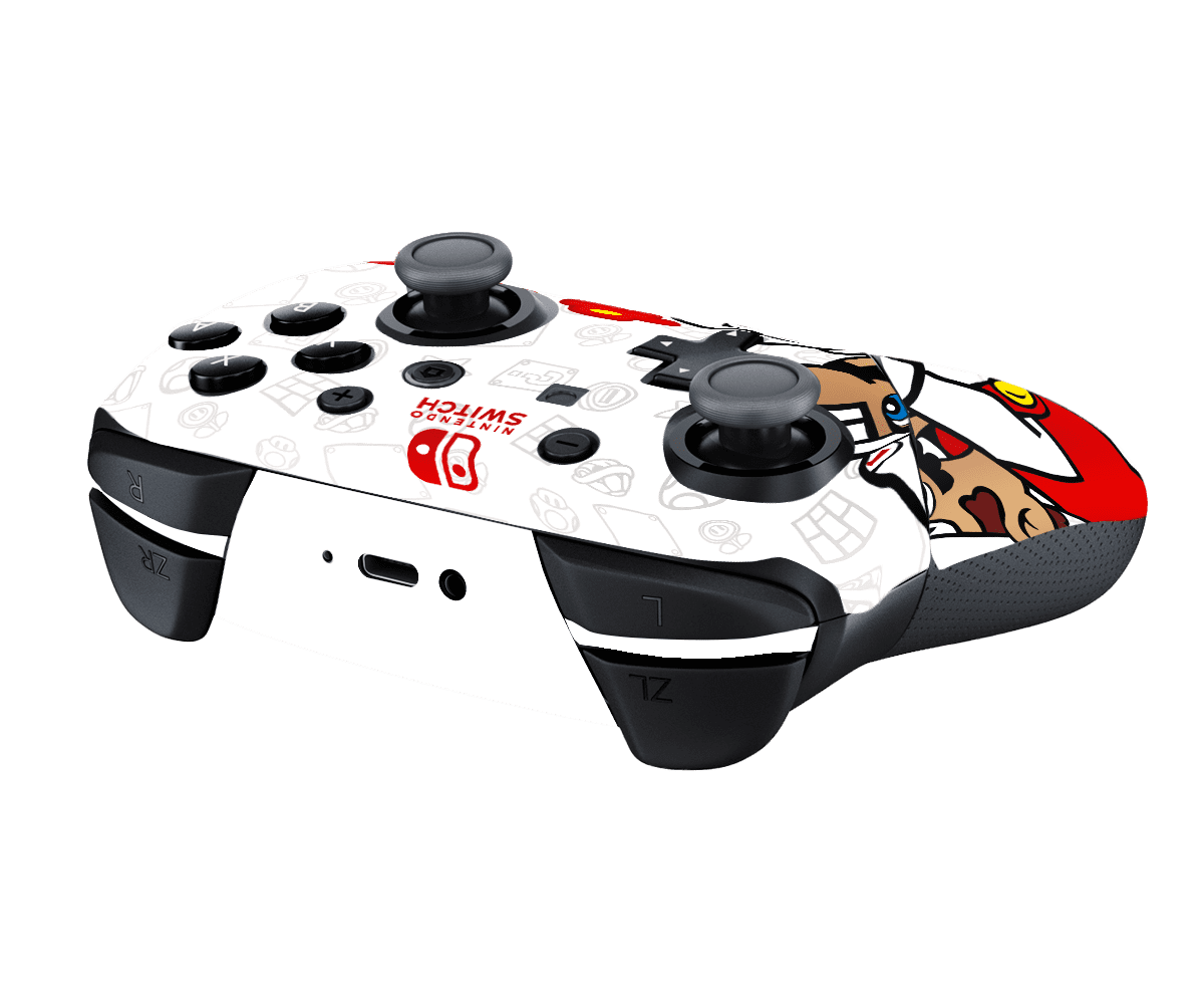 Super Mario Nintendo Switch Pro Control Skin