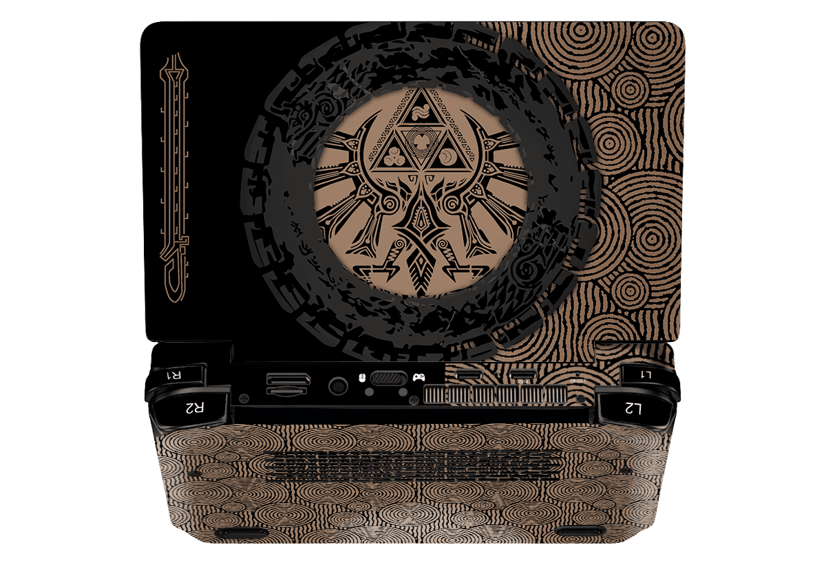 Leyenda de Zelda Tears of the Kingdom GPD Win Mini 2023 Skin Xonebrand