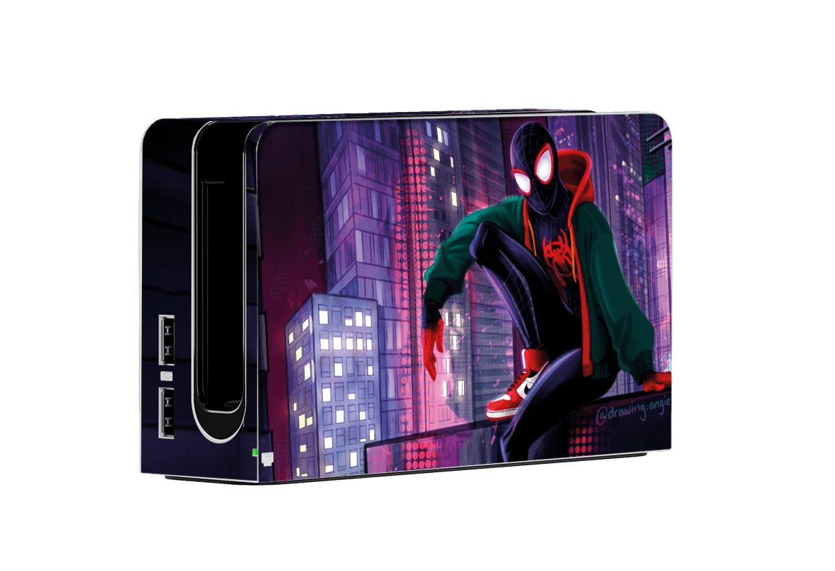 Spiderman Miles Skin Nintendo Switch OLED (2021)