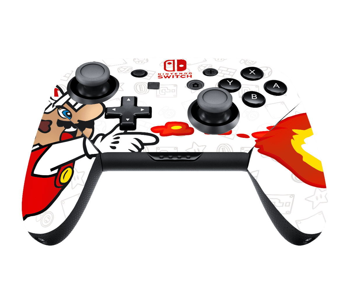 Super Mario Nintendo Switch Pro Control Skin