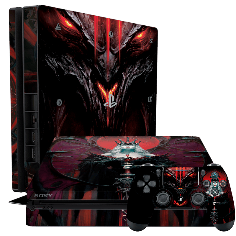 Diablo Skin Playstation 4 Slim Xonebrand