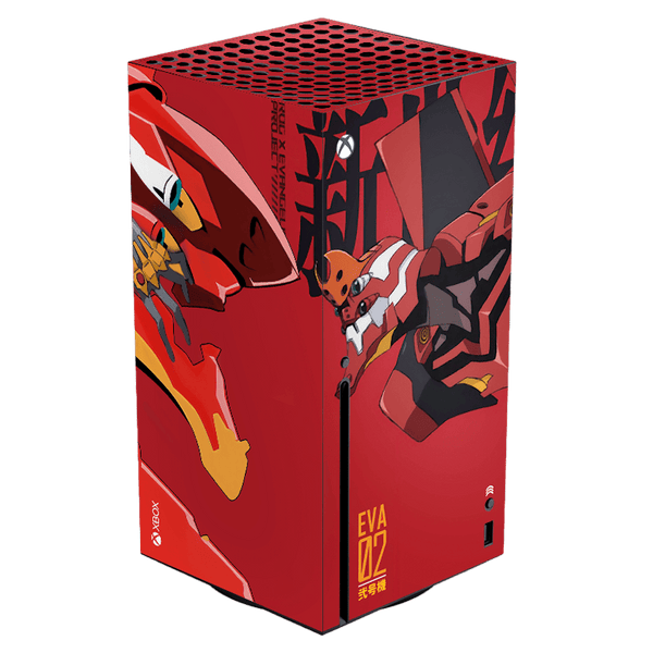 Evangelion EVA-02 Xbox Series X Skin Xonebrand