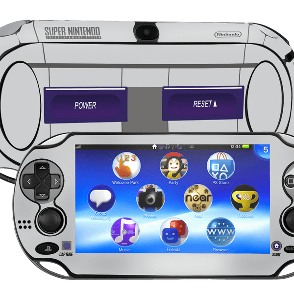 SNES Skin Playstation Portable PSVita Fat