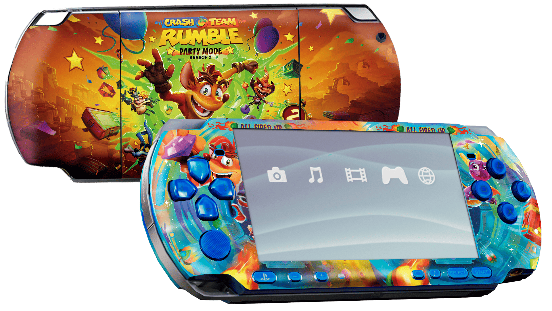 Crash PSP portátil para juegos Bundle Skin