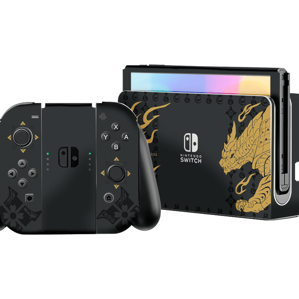 Monster Hunter Rise Skin Nintendo Switch OLED (2021)