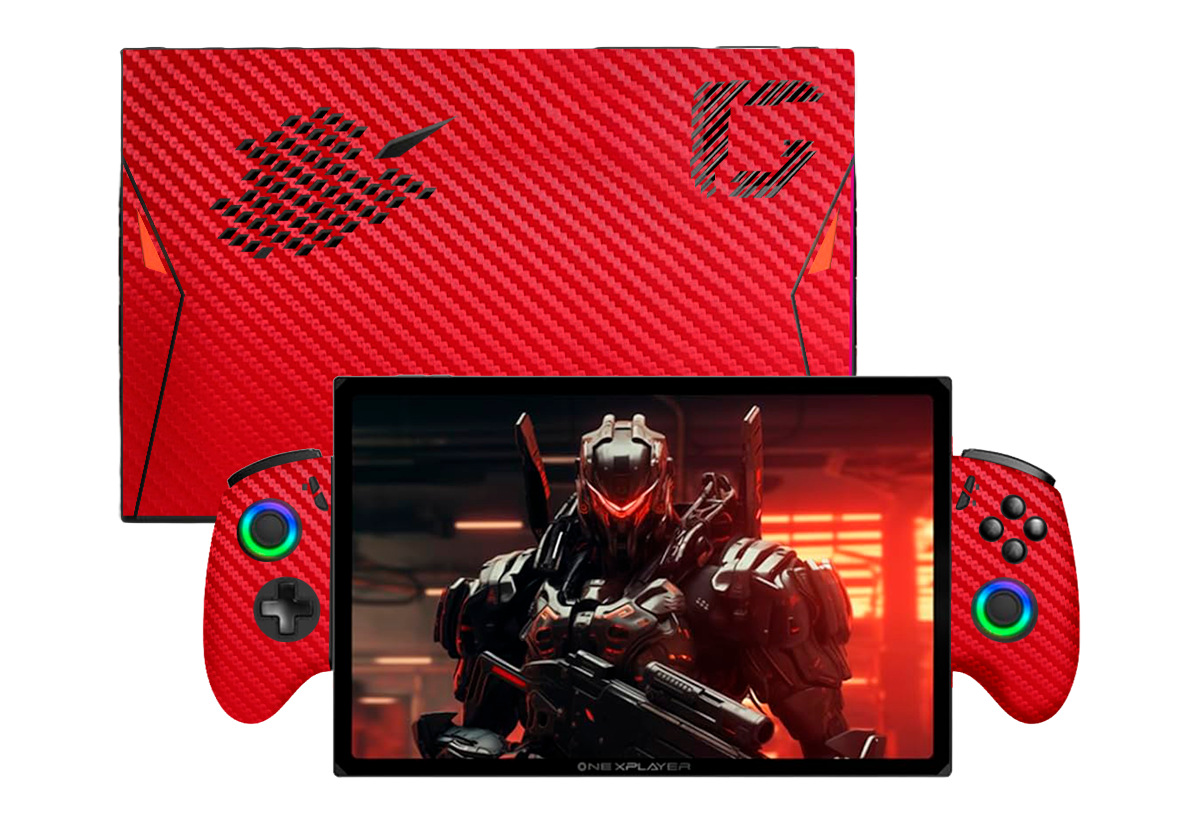 Fibra Carbono Rojo OneXPlayer X1 Skin