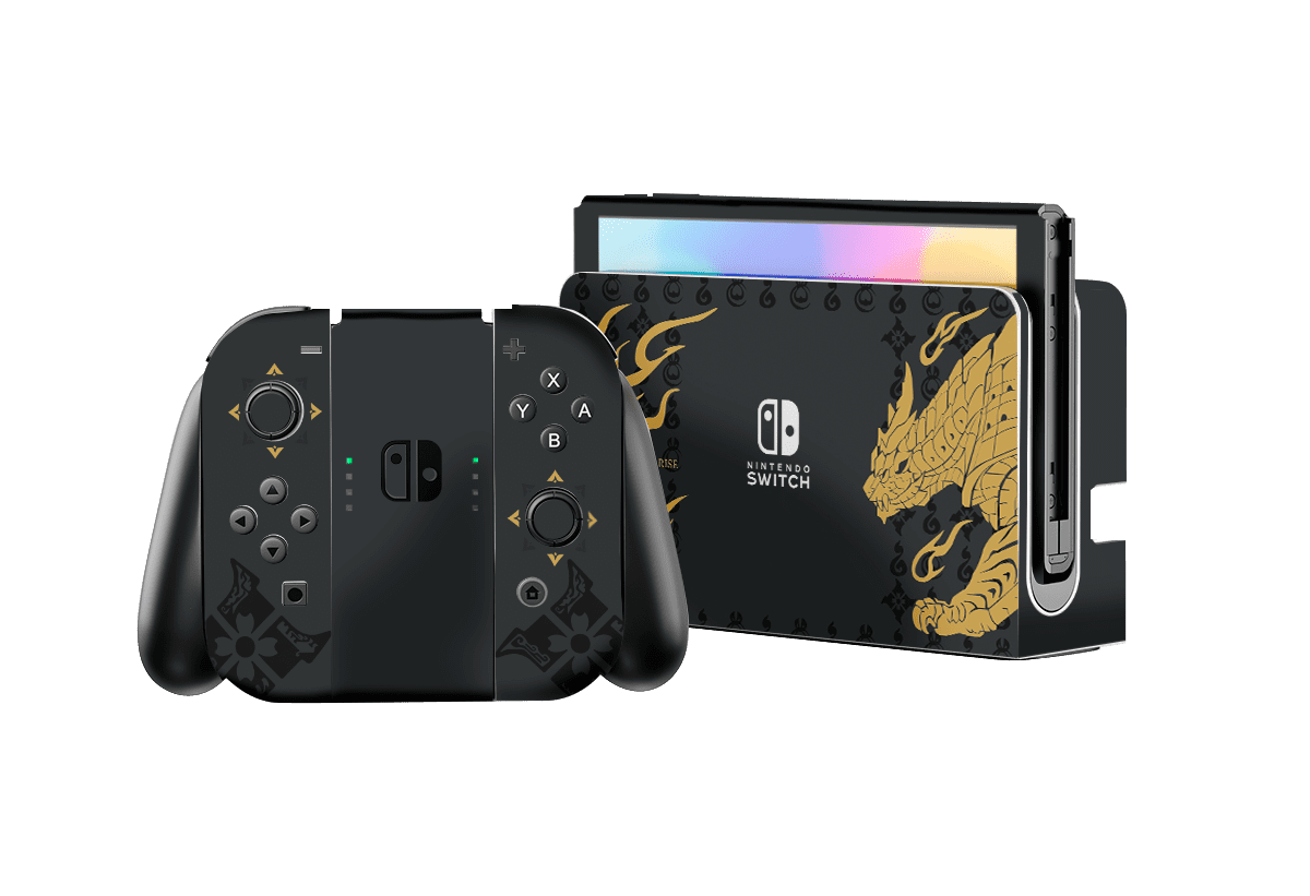 Monster Hunter Nintendo Switch Oled (2021) Skin