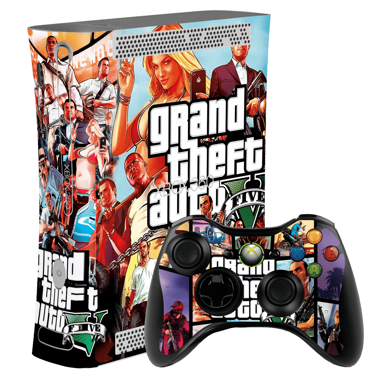 GTA V Skin Xbox 360 Fat Xonebrand