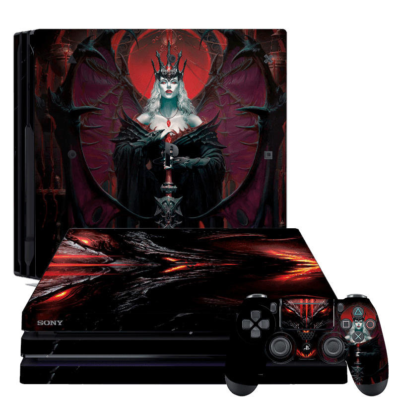 Diablo Skin Playstation 4 Pro Xonebrand