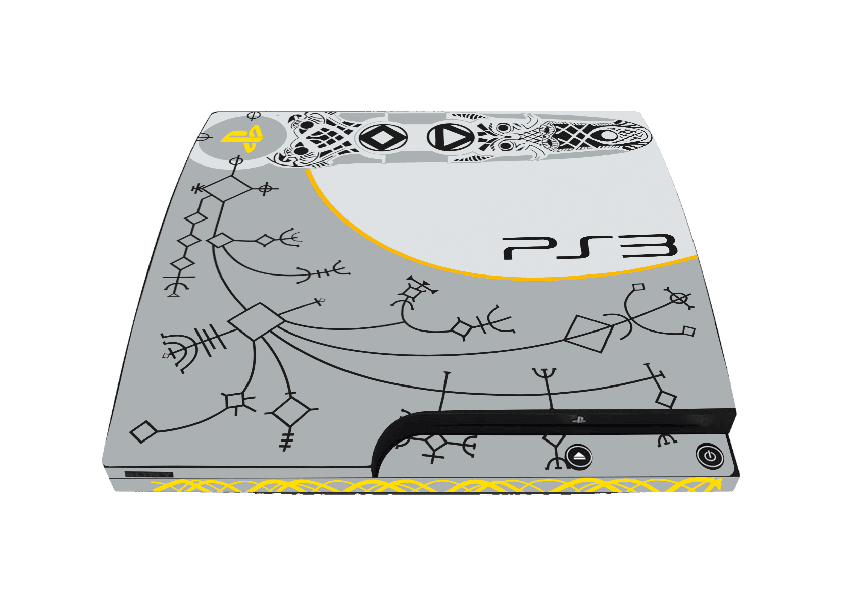 God of War Skin Playstation 3 Slim