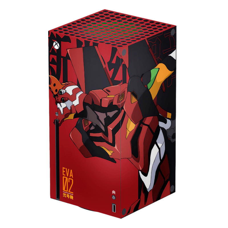 Evangelion EVA-02 Xbox Series X Skin Xonebrand