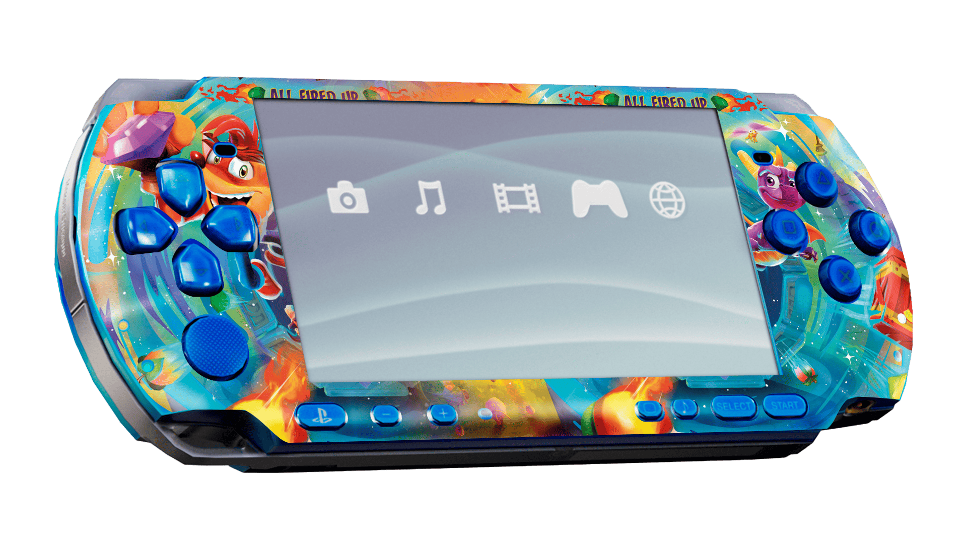 Crash PSP portátil para juegos Bundle Skin