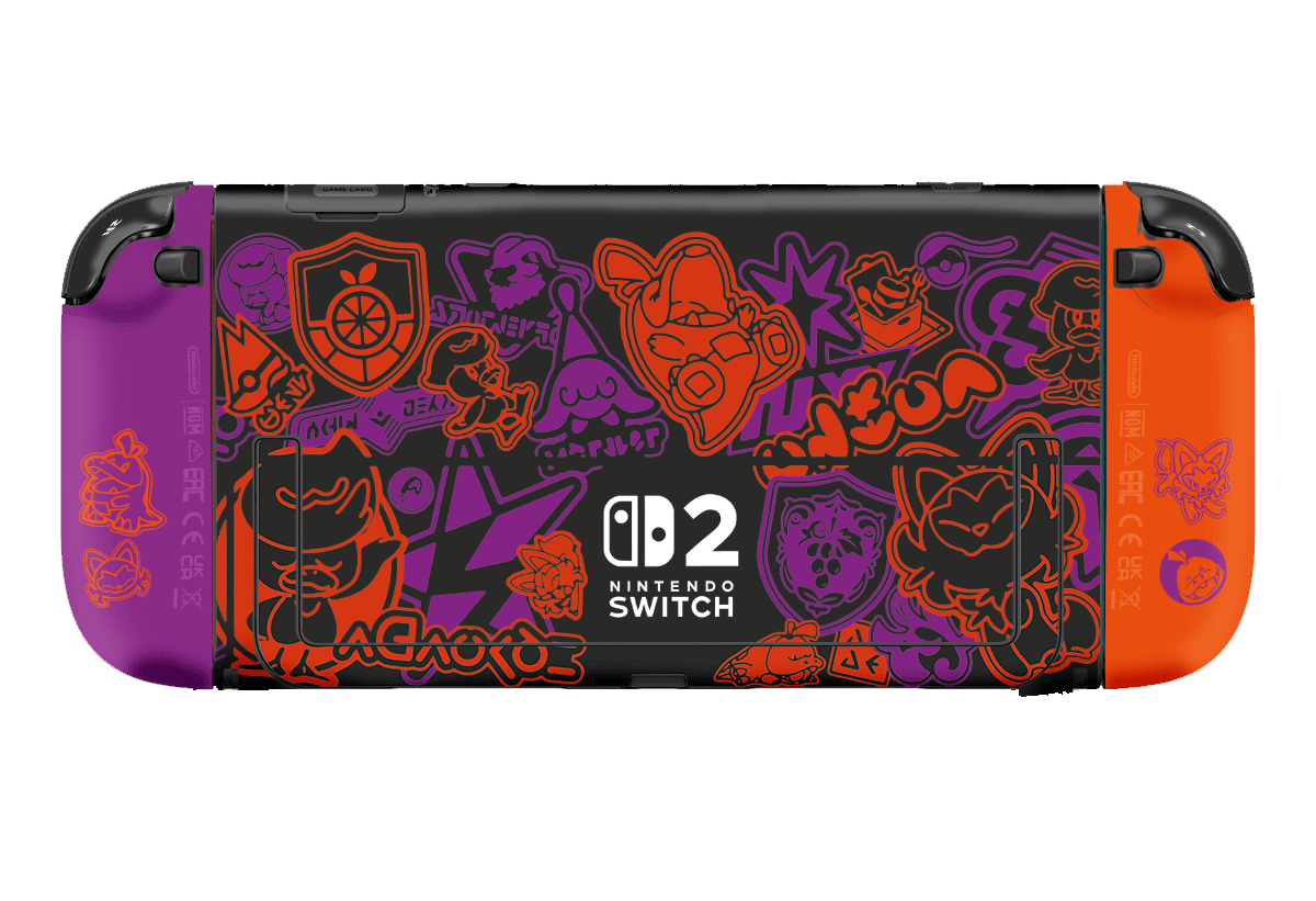 Pokemon Scarlet & Violet Skin Nintendo Switch 2 (2025)
