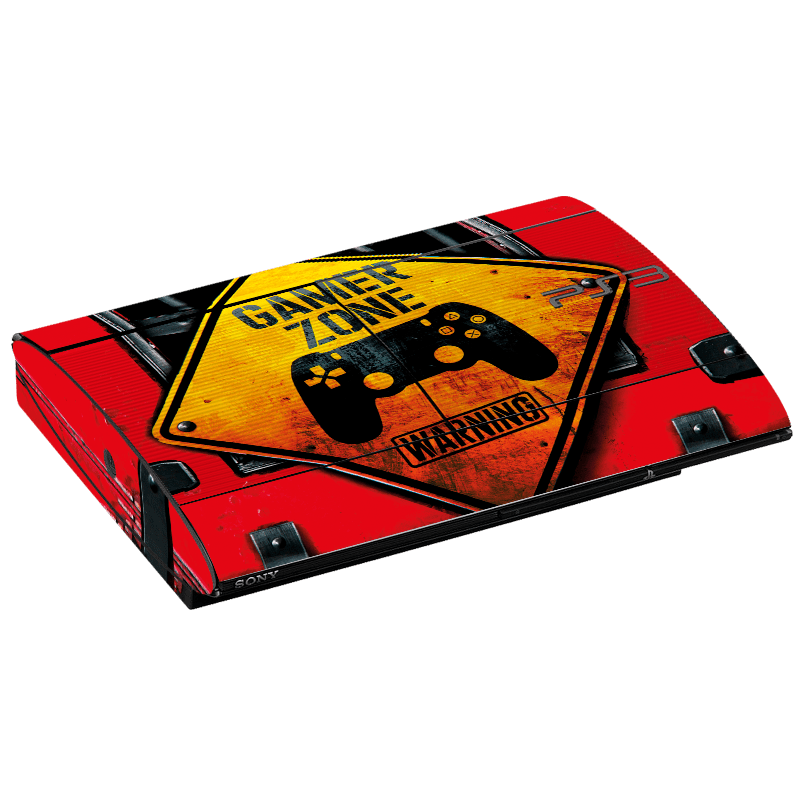 Gamer Zone Skin Playstation 3 Super Slim Xonebrand