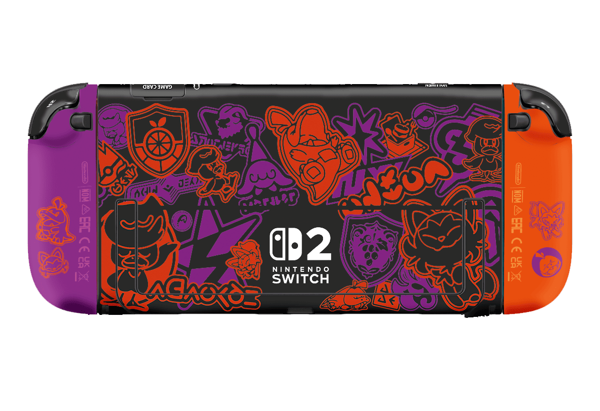 Pokemon Scarlet & Violet Skin Nintendo Switch 2 (2025) Xonebrand