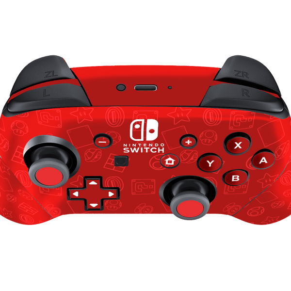 Mario Bros Icons Skin Nintendo Switch Pro Controller Xonebrand