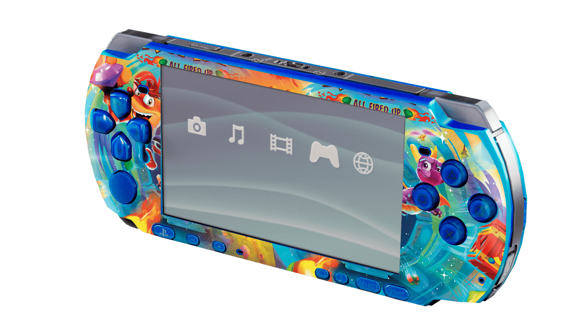 Crash PSP portátil para juegos Bundle Skin