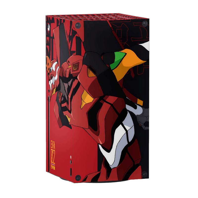 Evangelion EVA-02 Xbox Series X Skin Xonebrand