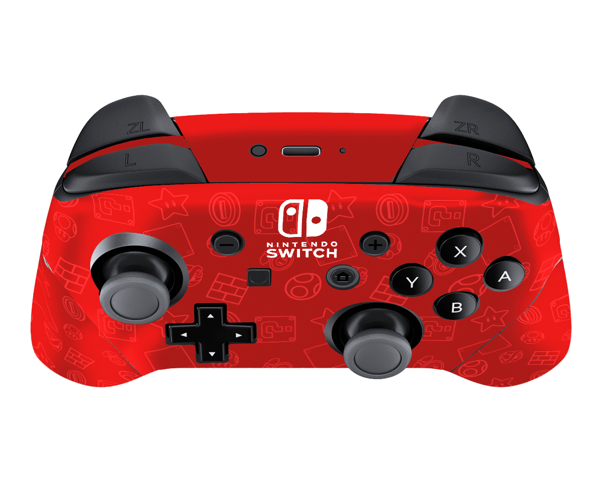 Super Mario Icon Nintendo Switch Pro Control Skin