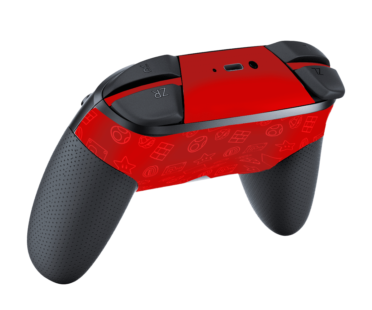 Mario Bros Icons Skin Nintendo Switch Pro Controller